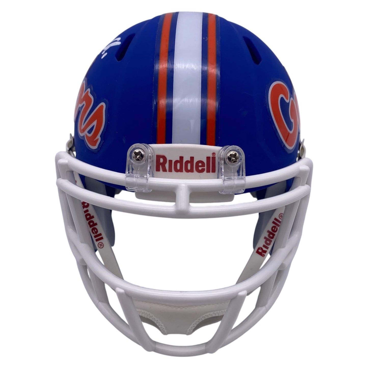 Aaron Chiles Signed Florida Gators Blue Alternate Mini Speed Football Helmet