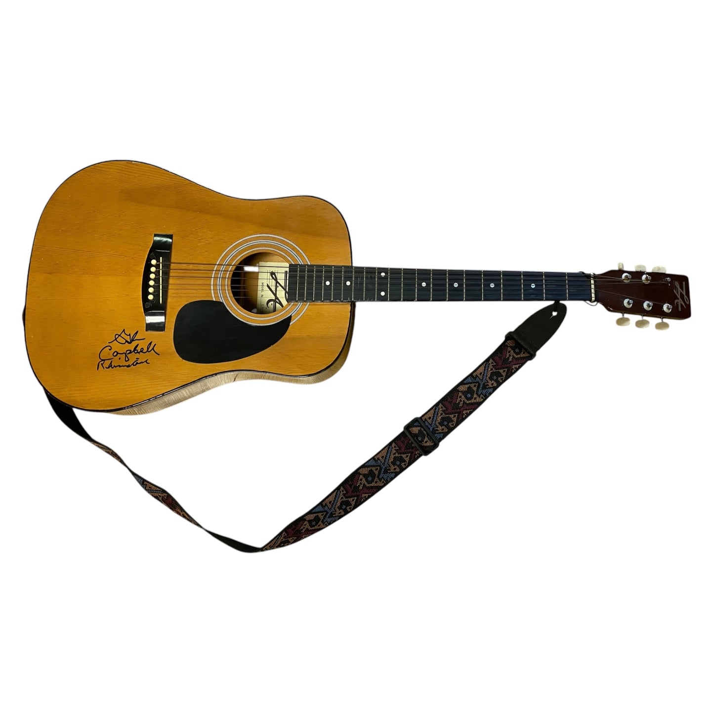 Glen Campbell Signed Acoustic Guitar - Rhinestone Cowboy