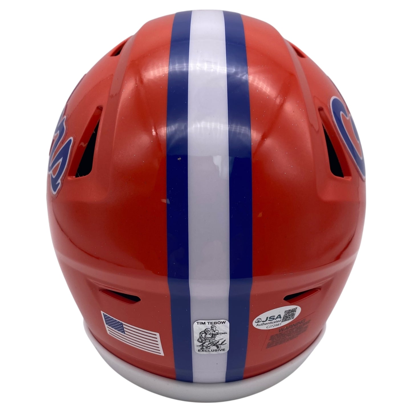Tim Tebow Signed Florida Gators SpeedFlex MIDI Mid-Size Football Helmet