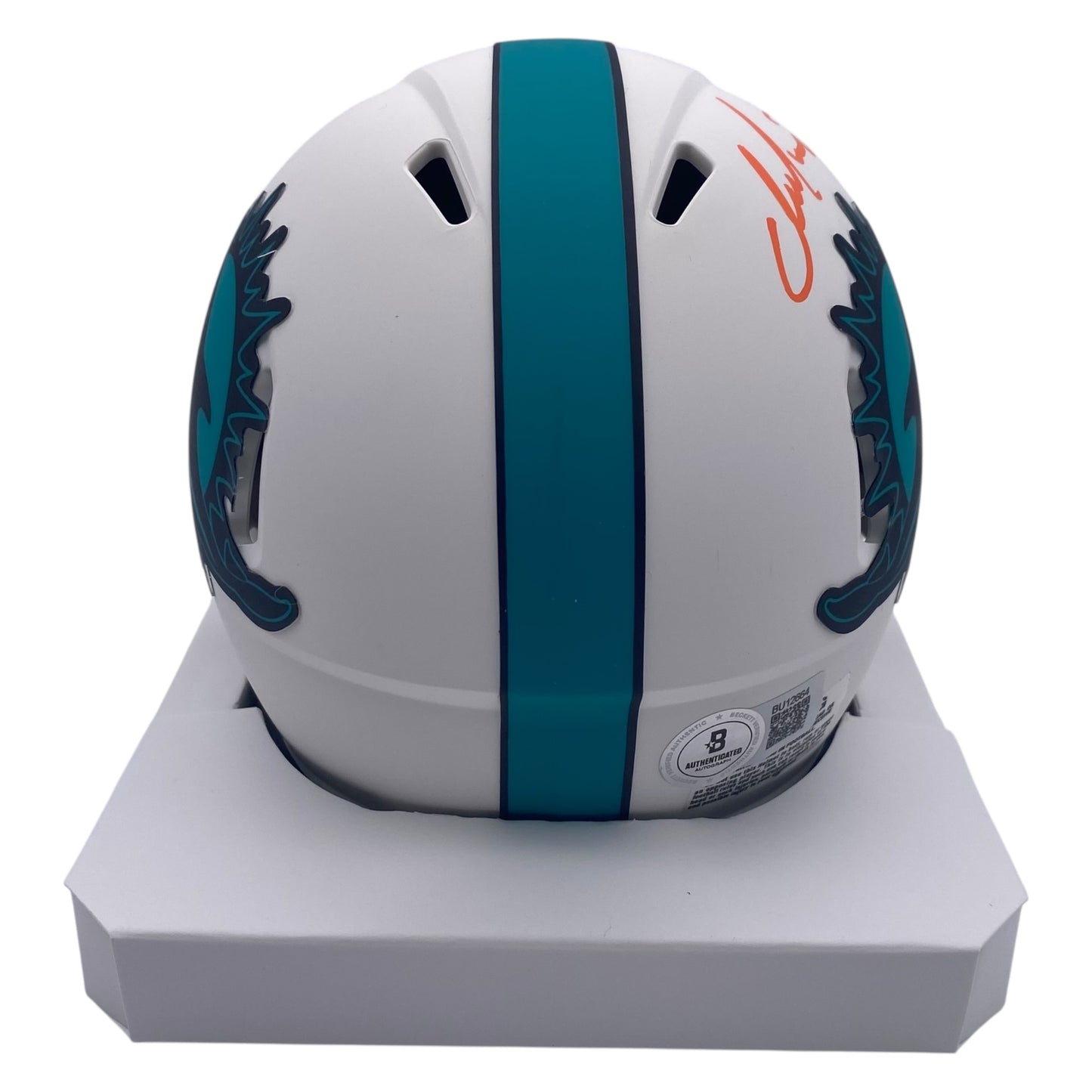 Dan Marino Signed Miami Dolphins Lunar Eclipse Alternate Speed Mini Helmet