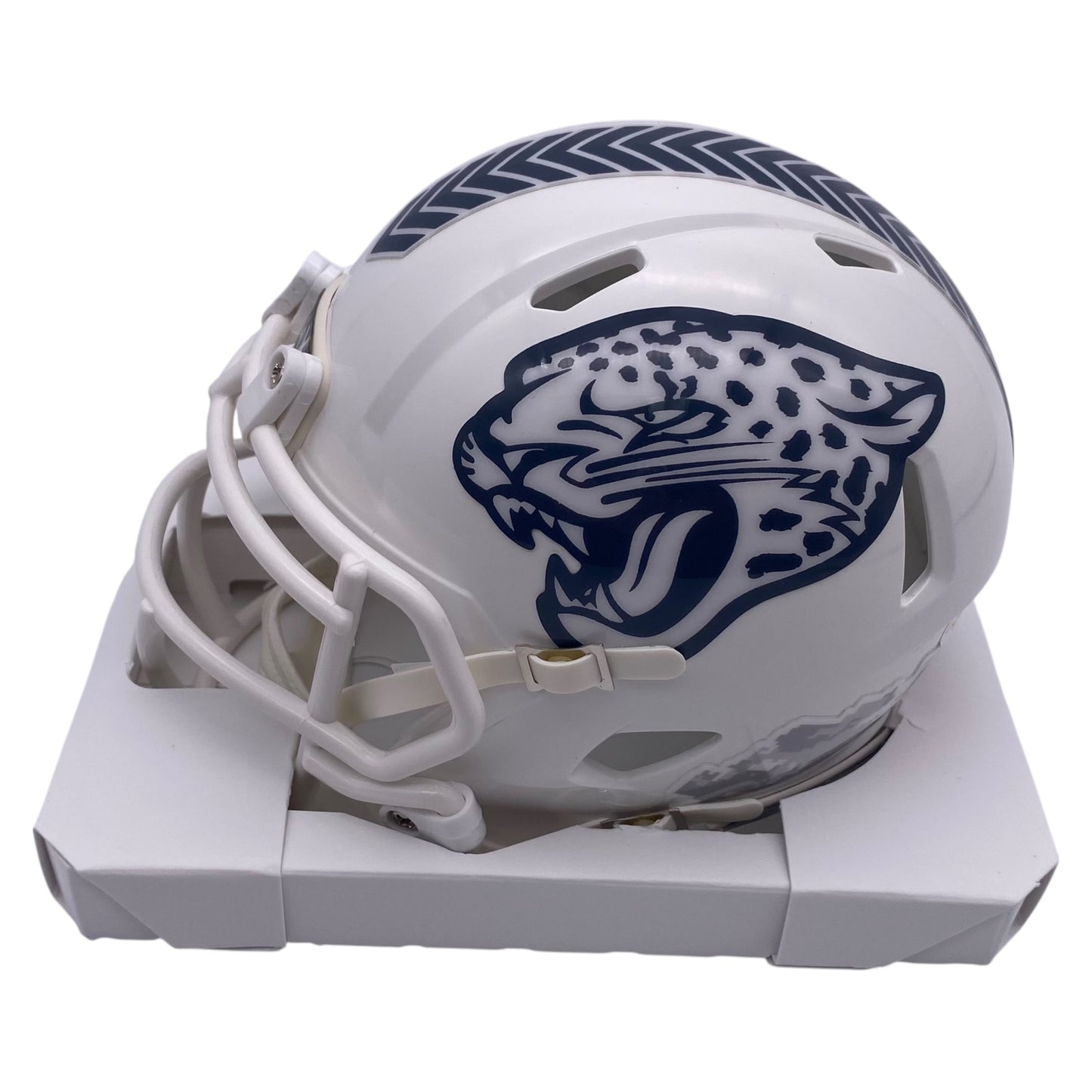 Keenan McCardell Signed Jacksonville Jaguars 2024 Salute To Service Alternate Mini Speed Football Helmet