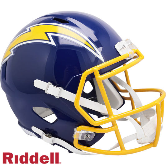 Ladd McConkey Signed Los Angeles Chargers 1974-1987 Alternate Speed Replica Full Size Football Helmet