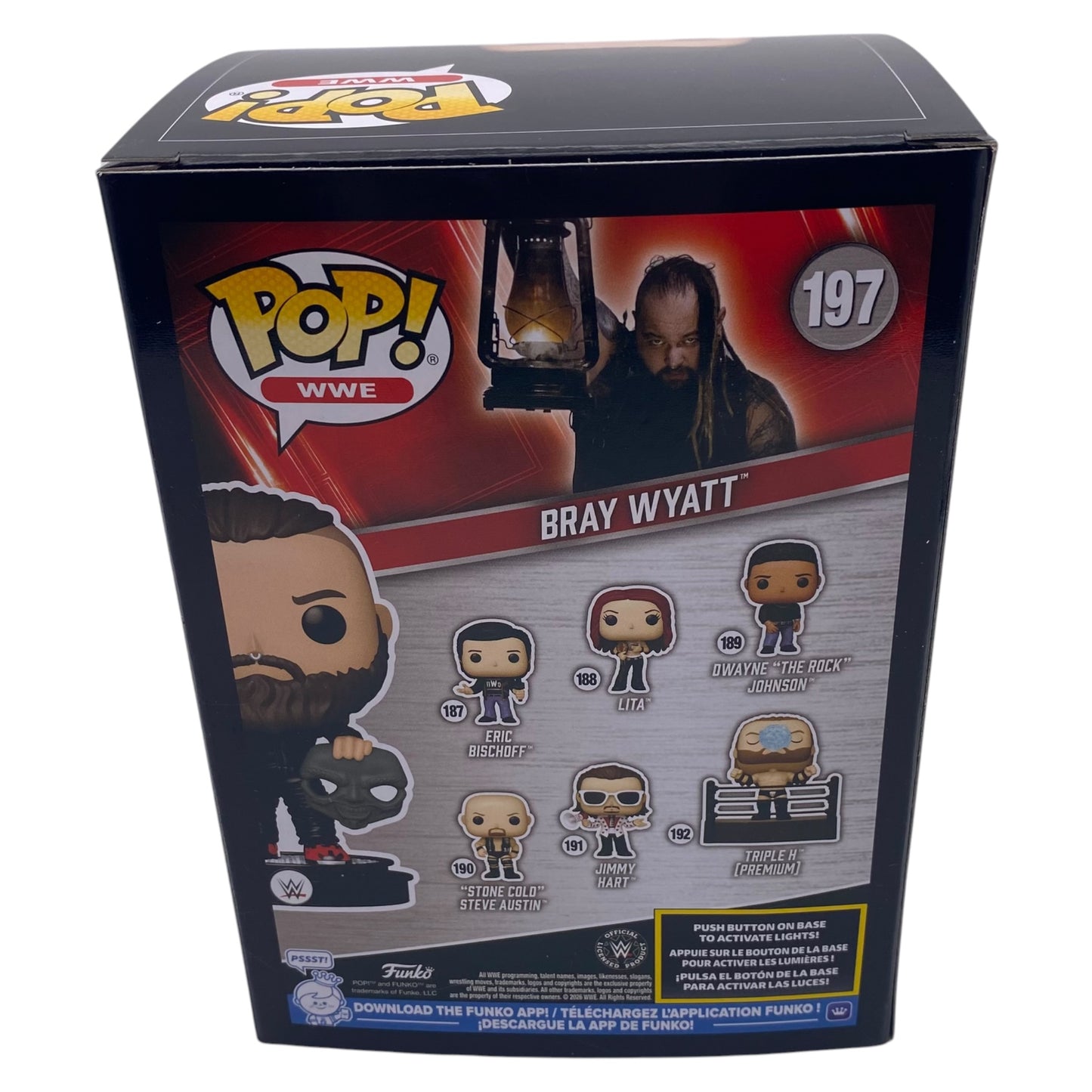 Funko Pop! Bray Wyatt WWE #197 Signed by Uncle Howdy aka Bo Dallas Wyatt Sicks Founder
