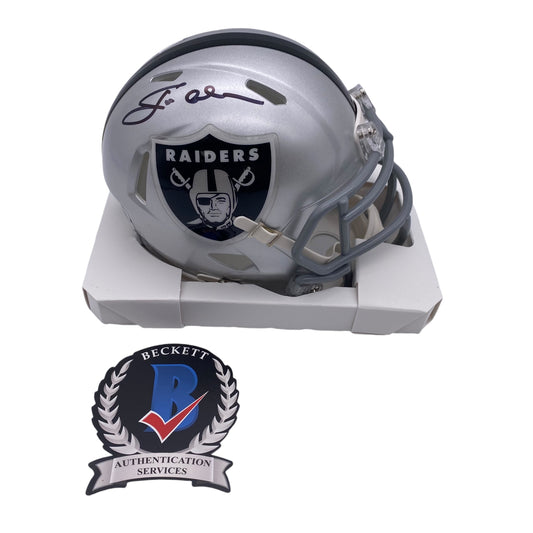Coach Jon Gruden Signed Las Vegas Raiders Mini Helmet