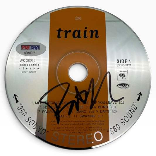 Pat Monahan Signed Train Stereo CD