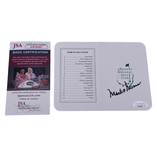 Mark O'Meara Signed The Masters ScoreCard