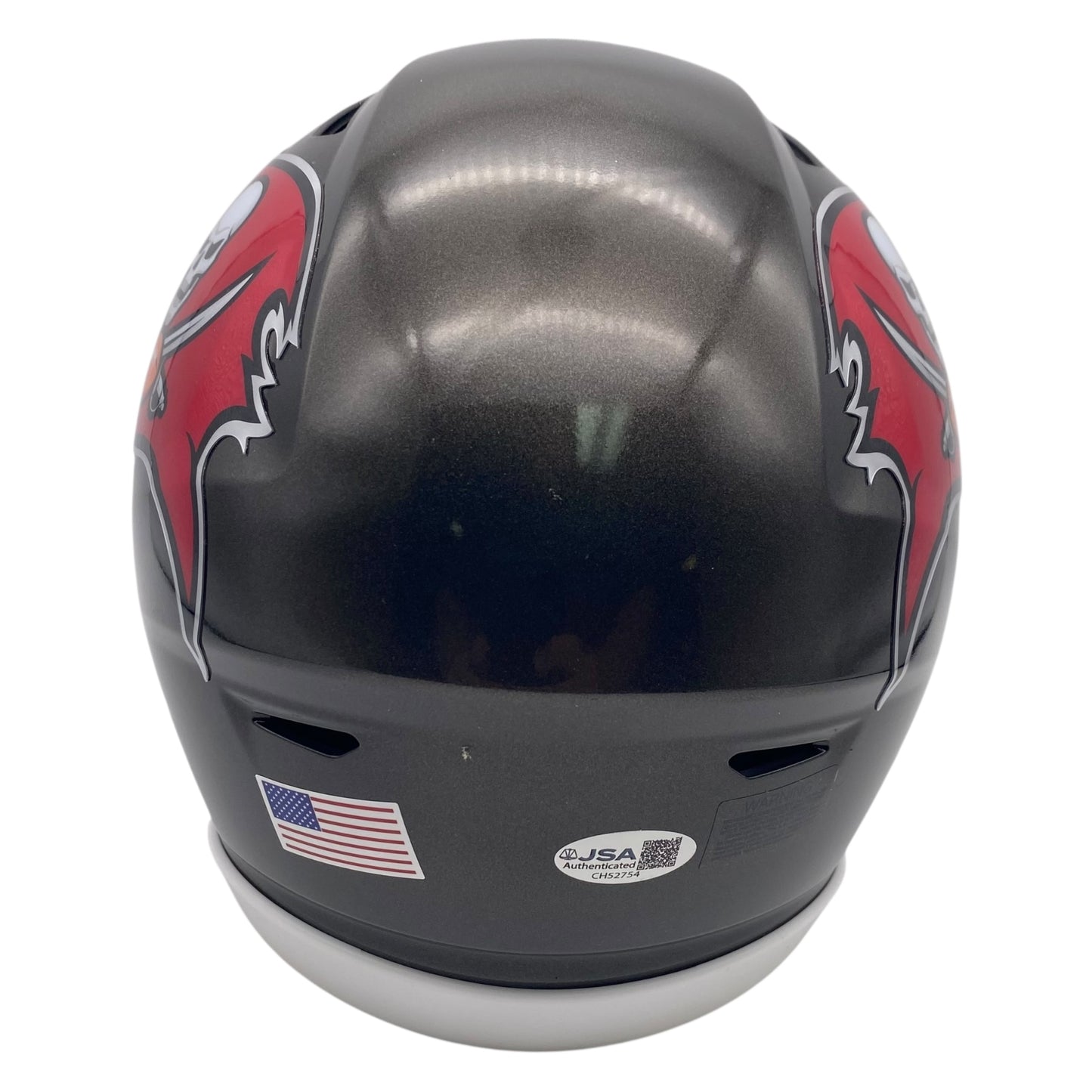Mike Alstott A-Train Signed Tampa Bay Buccaneers MIDI Mid Size SpeedFlex Helmet