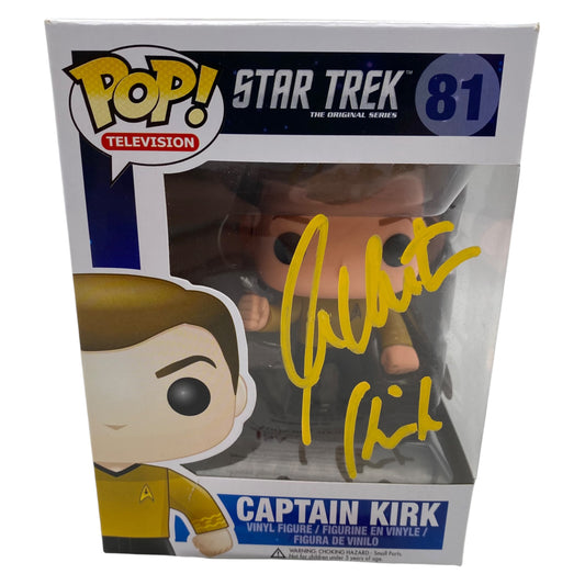 Funko Pop! Captain Kirk Star Trek #81 Signed by William Shatner