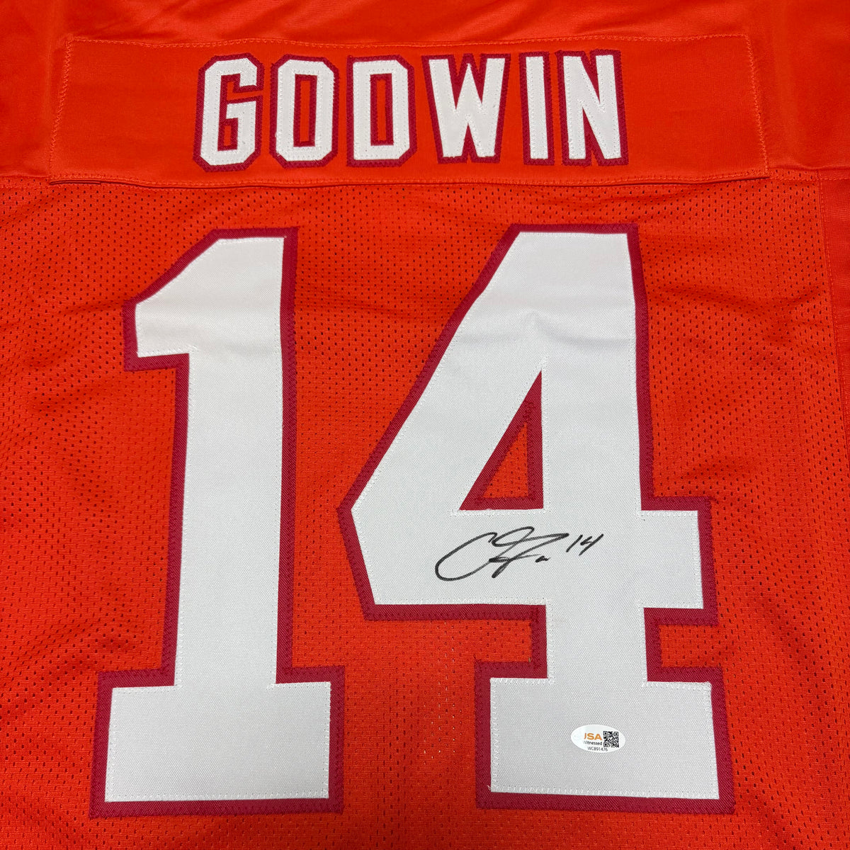 Chris Godwin Signed Orange Creamsicle #14 Stitched Jersey - Tampa Bay Buccaneers WR