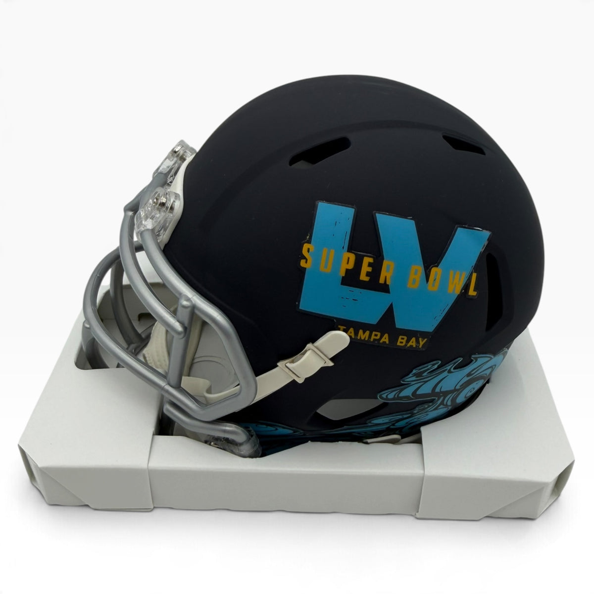 Chris Godwin Signed Tampa Bay Buccaneers Super Bowl LV Blue Alternate Speed Mini Helmet