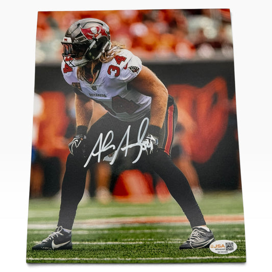 Alex Anzalone Signed Tampa Bay Buccaneers 8x10 Photo
