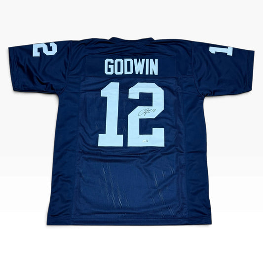 Chris Godwin Signed Navy Blue #12 Stitched Jersey - Penn State Nittany Lions WR