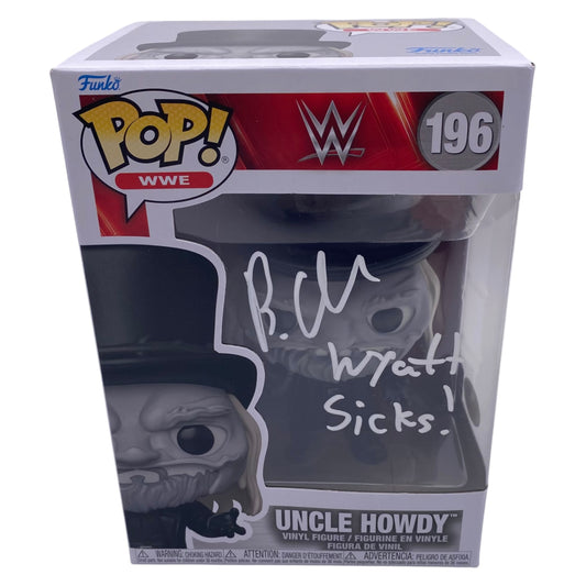 Funko Pop! Uncle Howdy WWE #196 Signed by Uncle Howdy aka Bo Dallas
