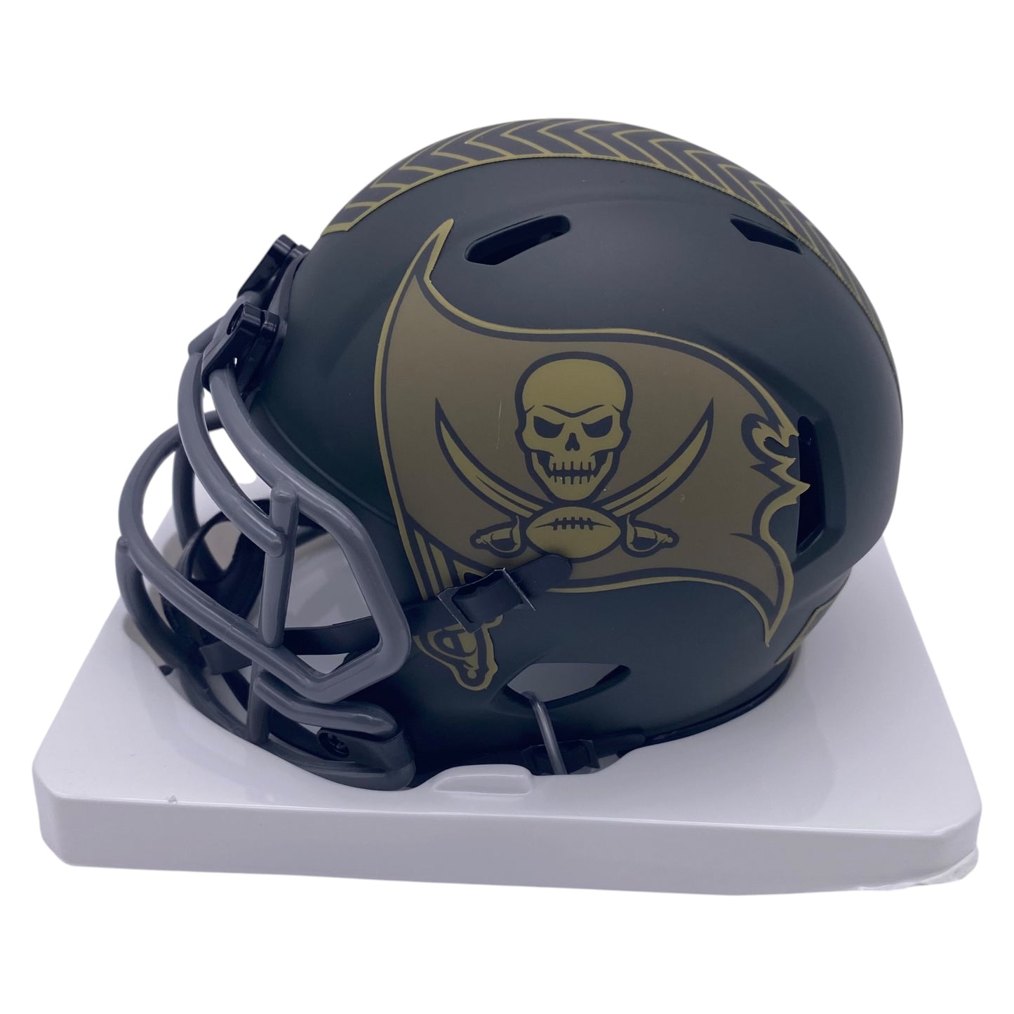 Joe Jurevicius Signed Tampa Bay Buccaneers 2025 Salute to Service Alternate Mini Helmet