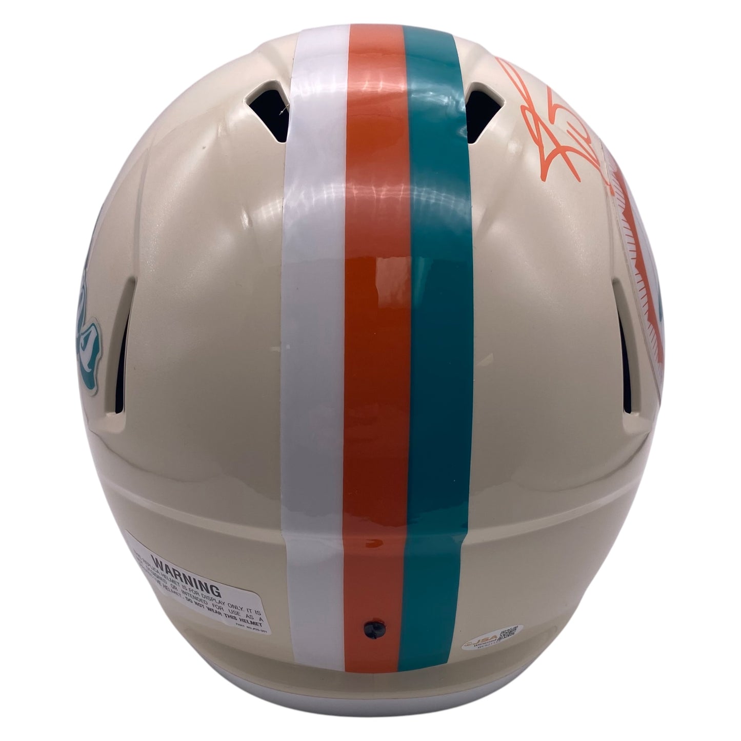 Ricky Williams Signed Miami Dolphins Retro Alternate Full Size Speed Football Helmet