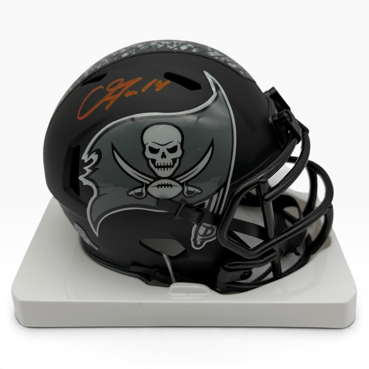 Chris Godwin Signed Tampa Bay Buccaneers 2026 Salute to Service Night Ops Alternate Speed Mini Helmet