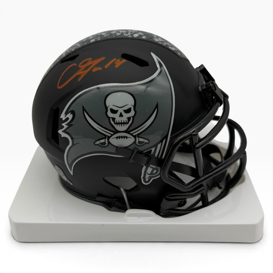 Chris Godwin Signed Tampa Bay Buccaneers 2026 Salute to Service Night Ops Alternate Speed Mini Helmet
