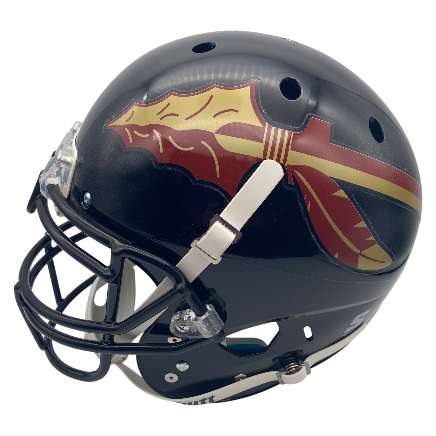 Coach Bobby Bowden 1993 1999 National Champs Signed Black Alternate Florida State Seminoles Full Size Authentic Football Helmet