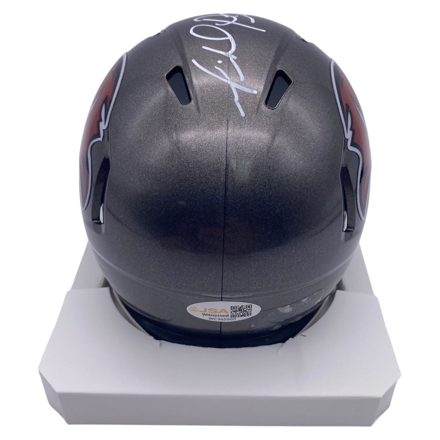 Michael Pittman Signed Tampa Bay Buccaneers Speed Mini Football Helmet