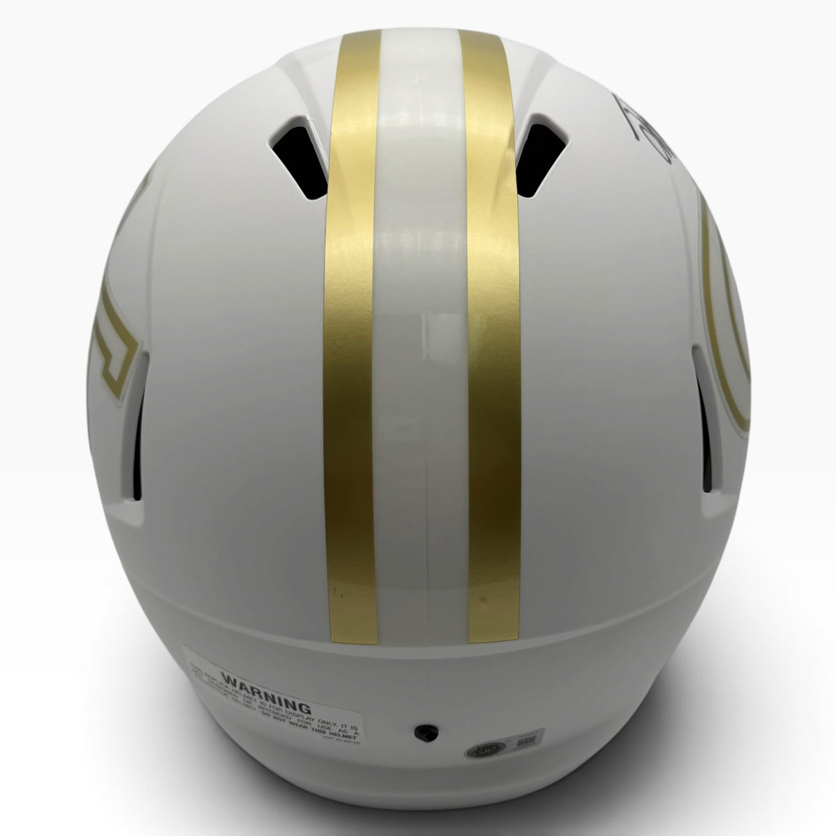 Justice Haynes Signed Georgia Tech Yellow Jackets White Speed Full Size Replica Helmet