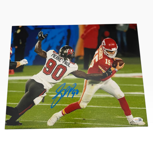 Jason Pierre-Paul Signed 11x14 Photo Tampa Bay Buccaneers