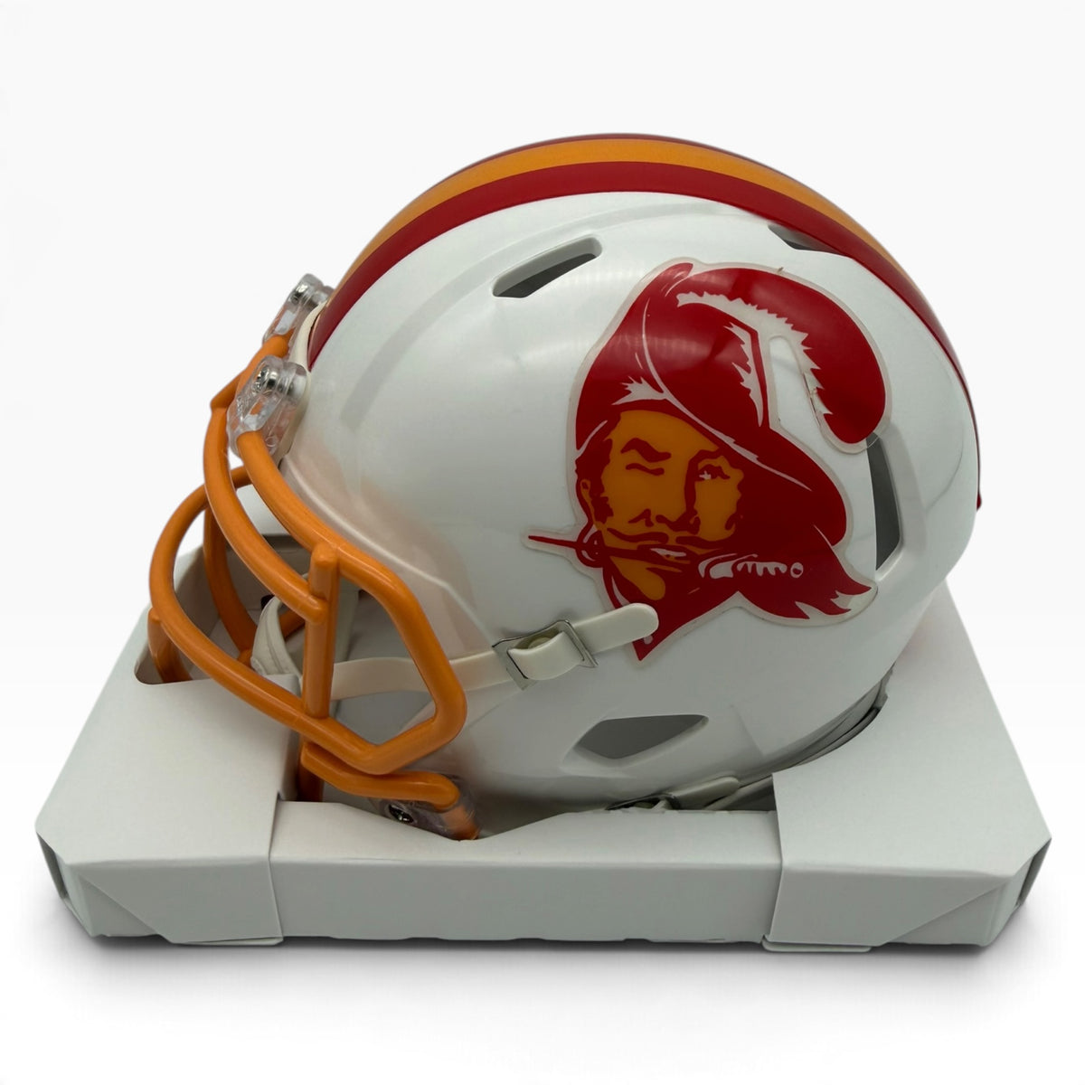 Josiah Trotter Signed Tampa Bay Buccaneers Creamsicle Speed Mini Helmet