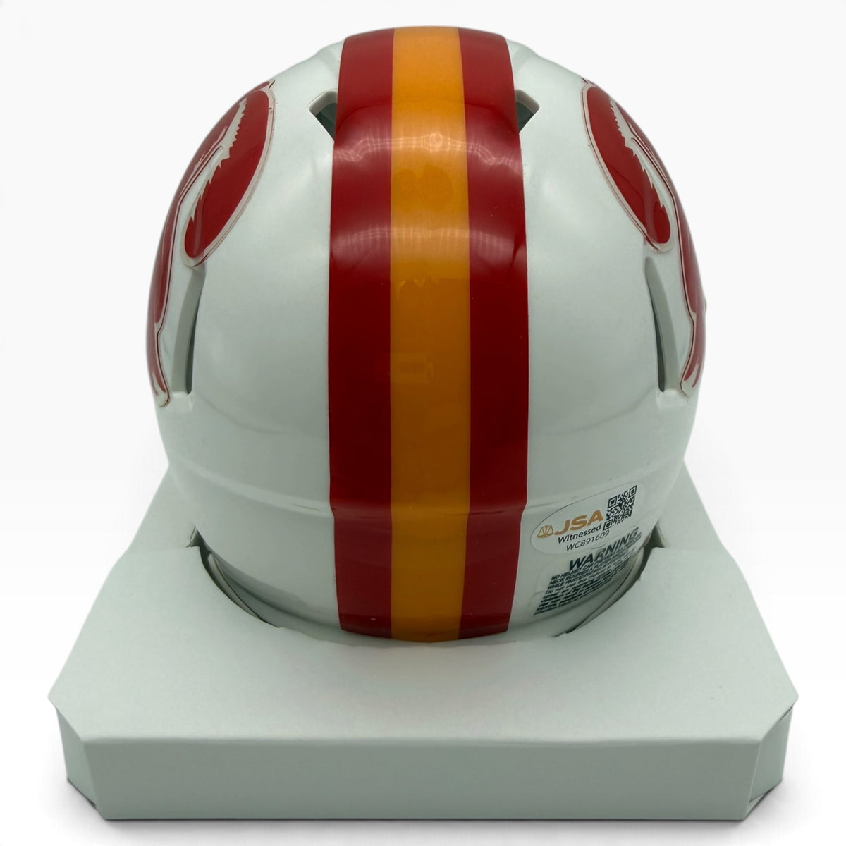 Josiah Trotter Signed Tampa Bay Buccaneers Creamsicle Speed Mini Helmet