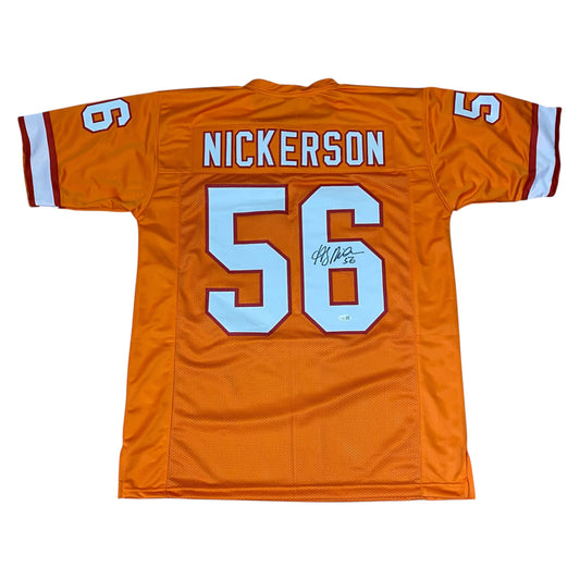 Hardy Nickerson Signed Orange #56 Jersey - Tampa Bay Buccaneers LB