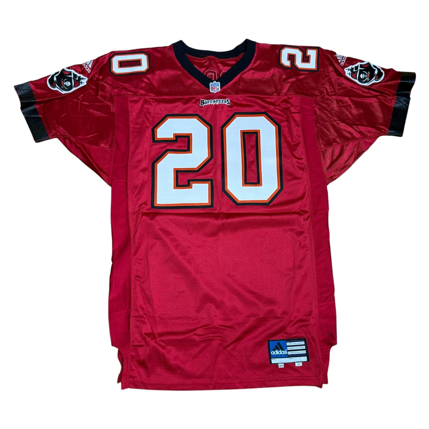 Ronde Barber Signed Red #20 Adidas Team Issued Authentic Jersey - Tampa Bay Buccaneers DB