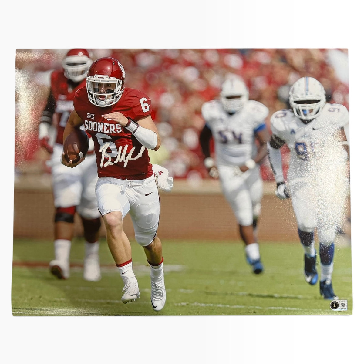 Baker Mayfield Signed Oklahoma Sooners 16x20 Photo