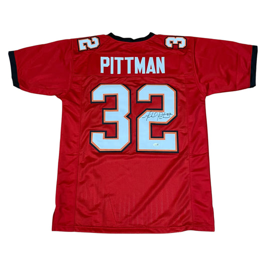 Michael Pittman Signed Red #32 Jersey - Tampa Bay Buccaneers RB