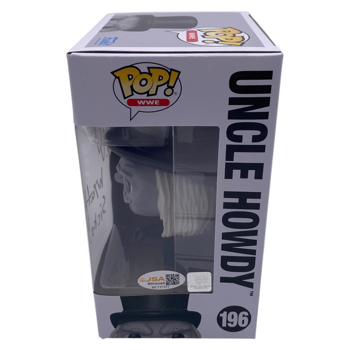 Funko Pop! Uncle Howdy WWE #196 Signed by Uncle Howdy aka Bo Dallas