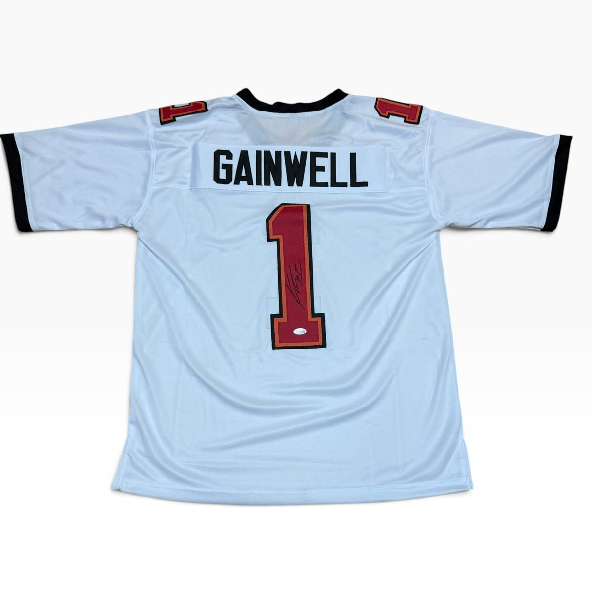 Kenny Gainwell Signed White #1 Jersey - Tampa Bay Buccaneers RB