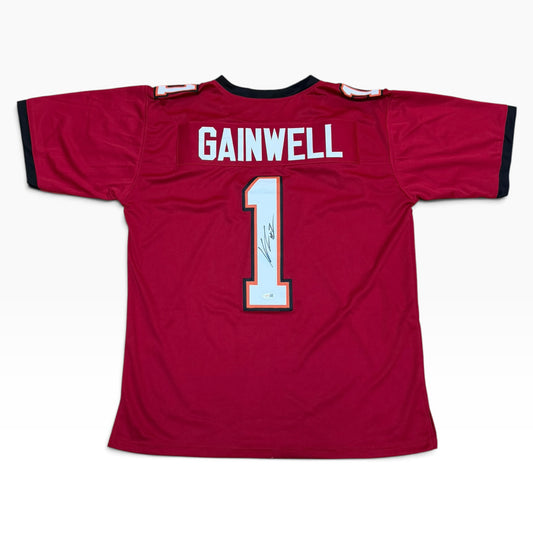 Kenny Gainwell Signed Red #1 Jersey - Tampa Bay Buccaneers RB
