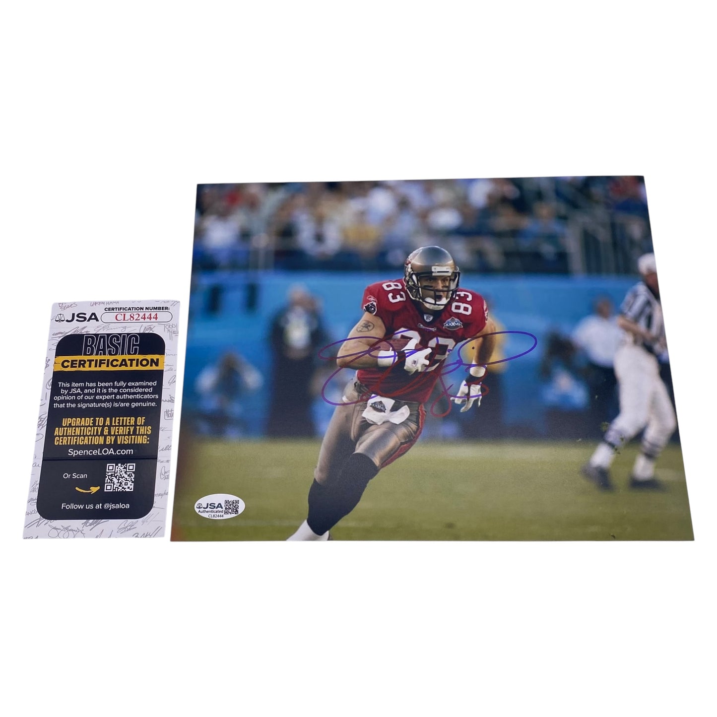 Joe Jurevicius Signed Tampa Bay Buccaneers 8x10 Photo