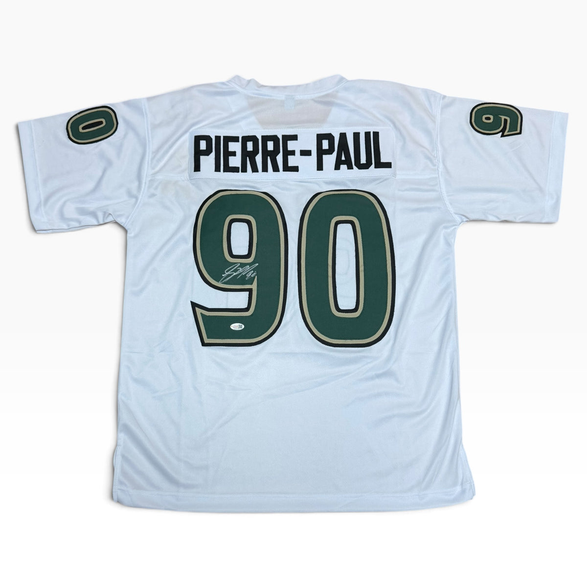 Jason Pierre-Paul Signed White #90 Jersey - USF South Florida Bulls Edge
