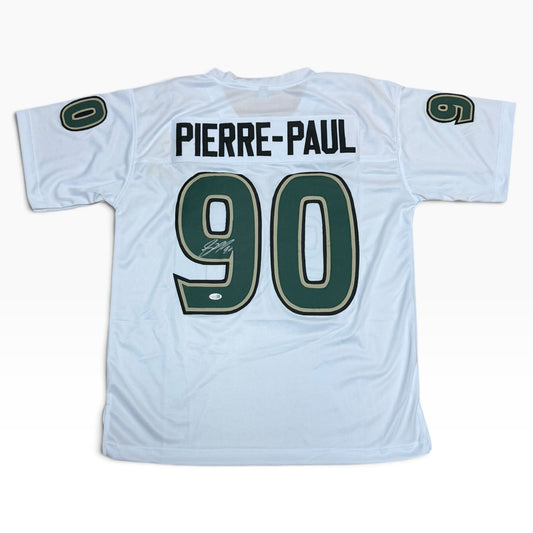 Jason Pierre-Paul Signed White #90 Jersey - USF South Florida Bulls Edge