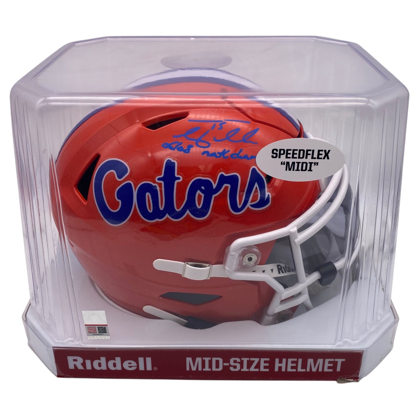 Tim Tebow Signed Florida Gators SpeedFlex MIDI Mid-Size Football Helmet