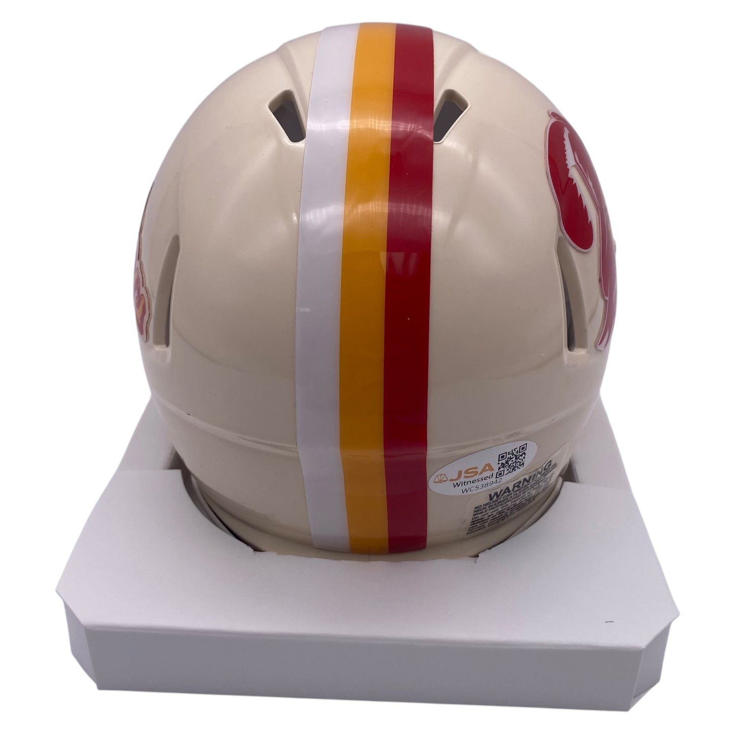 Hardy Nickerson Signed Tampa Bay Buccaneers Retro Alternate Mini Speed Football Helmet