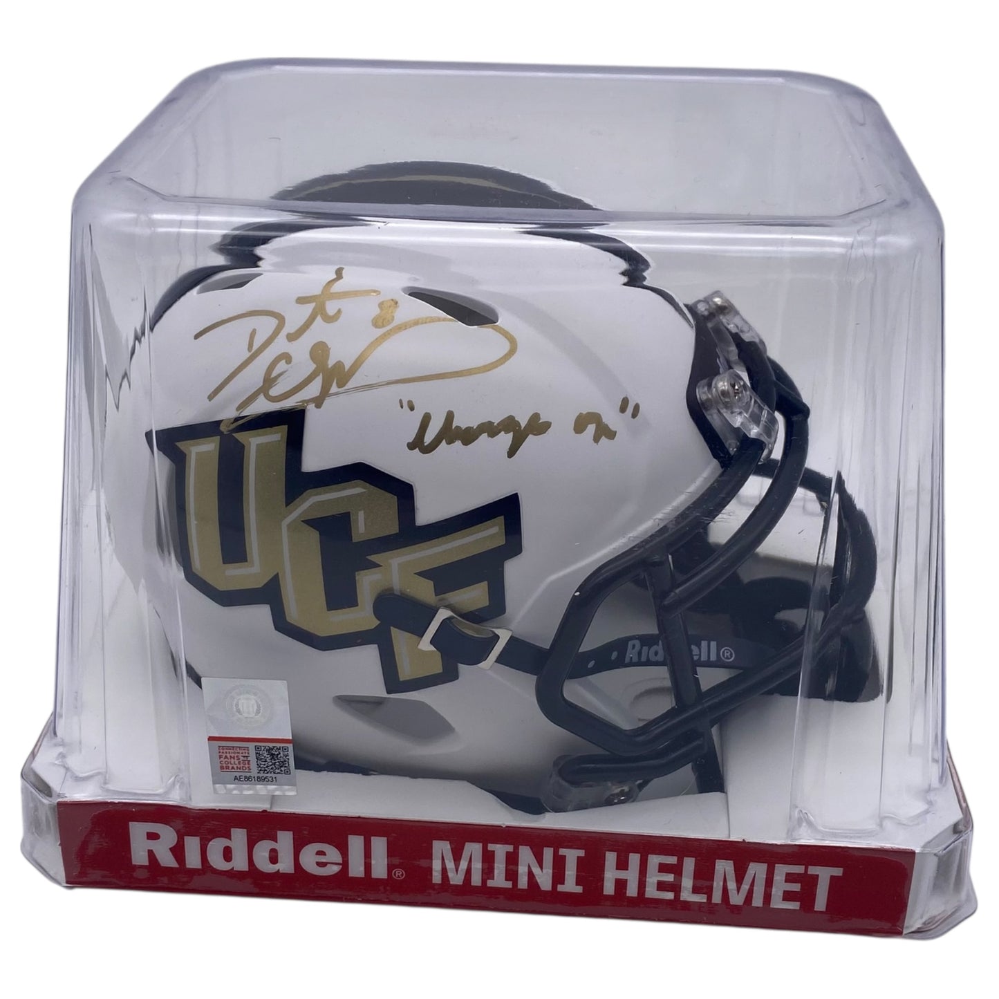 Daunte Culpepper Signed UCF Knights Speed Mini Helmet
