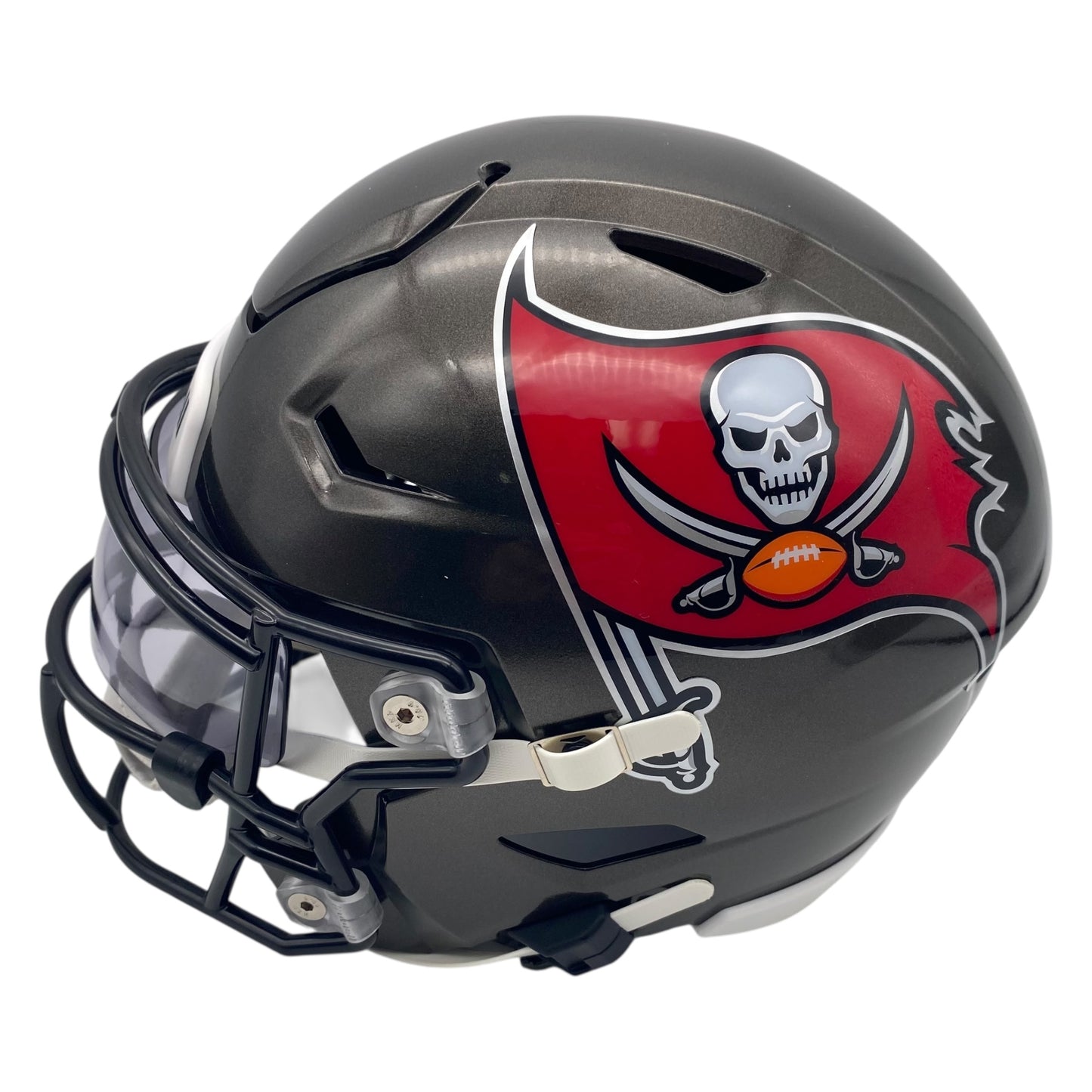 Mike Alstott A-Train Signed Tampa Bay Buccaneers MIDI Mid Size SpeedFlex Helmet
