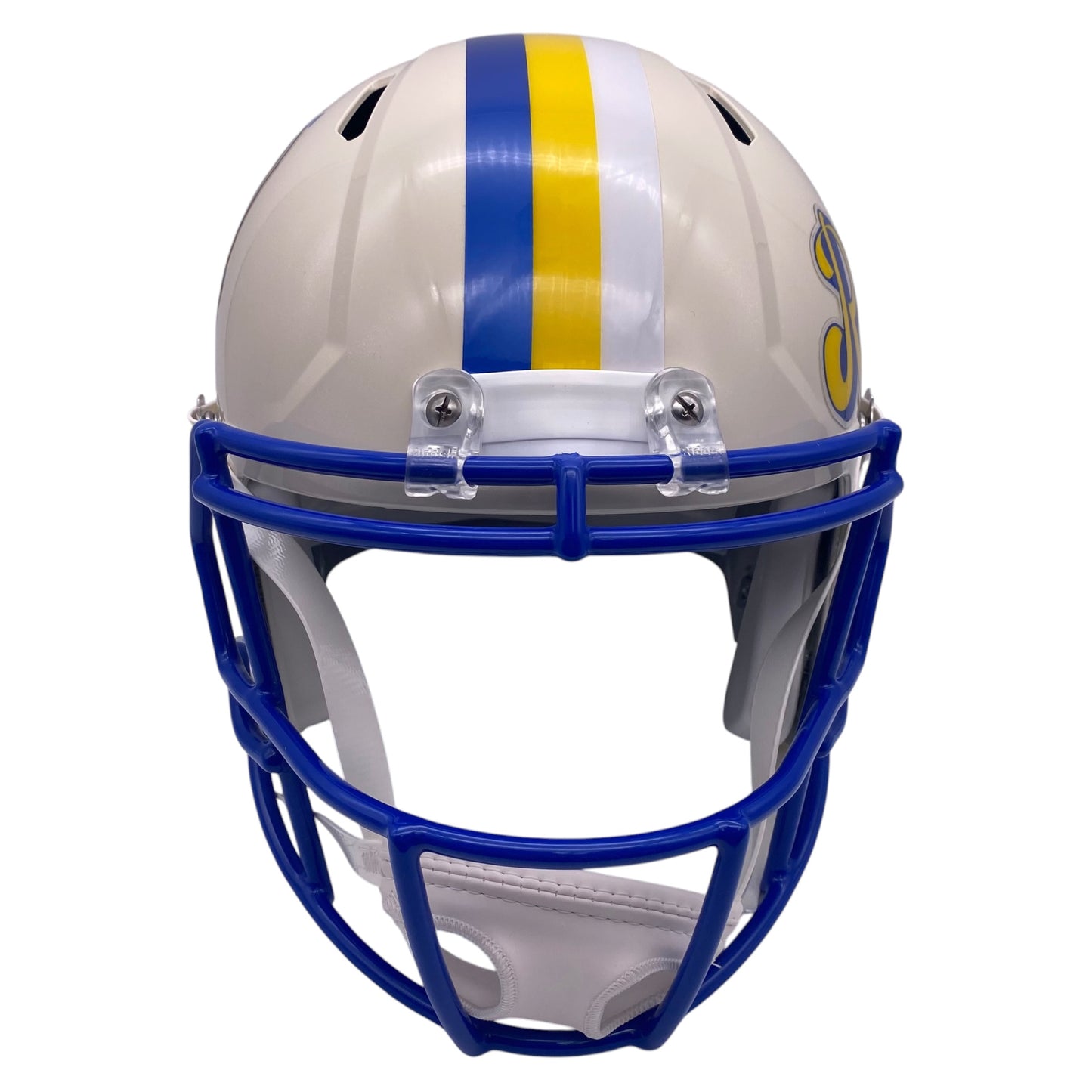 Jack Youngblood Signed Los Angeles Rams Retro Alternate Full Size Replica Helmet