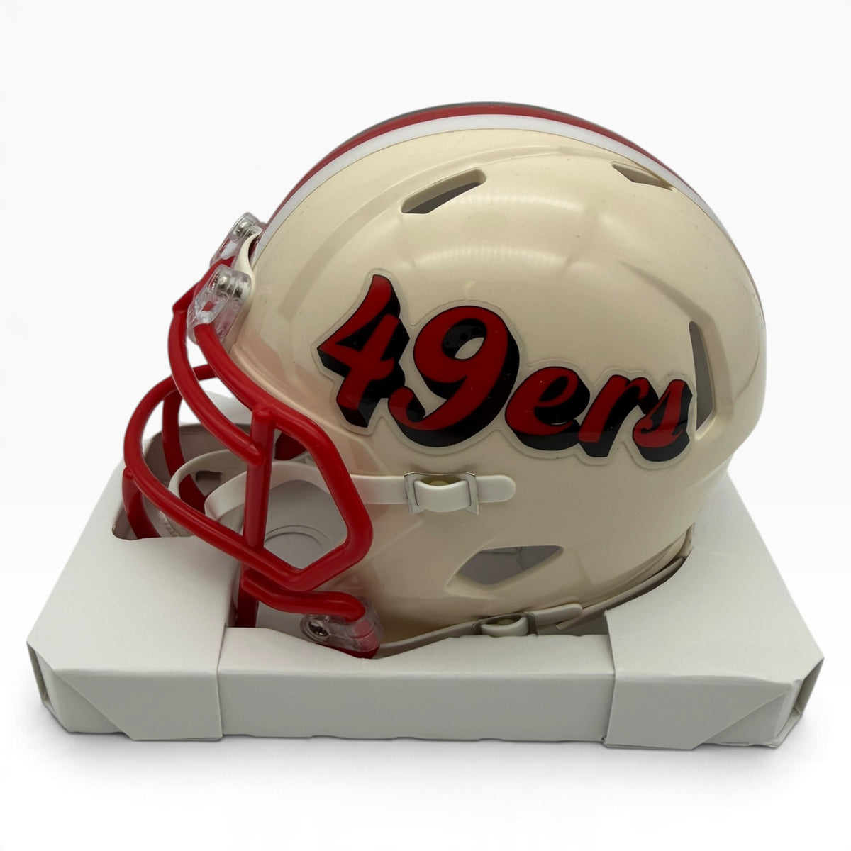 Kaelon Black Signed San Francisco 49ers Retro Alternate Speed Mini Football Helmet