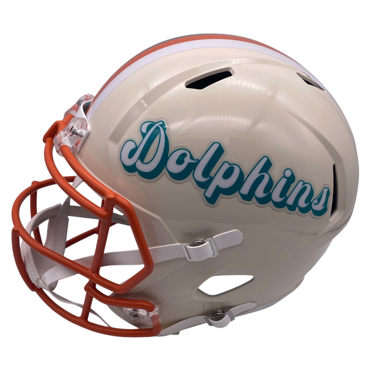 Ricky Williams Signed Miami Dolphins Retro Alternate Full Size Speed Football Helmet
