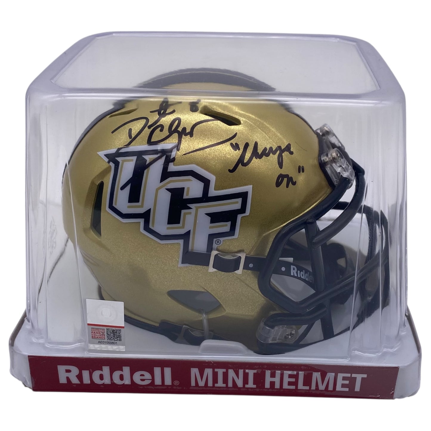 Daunte Culpepper Signed UCF Knights Speed Mini Helmet