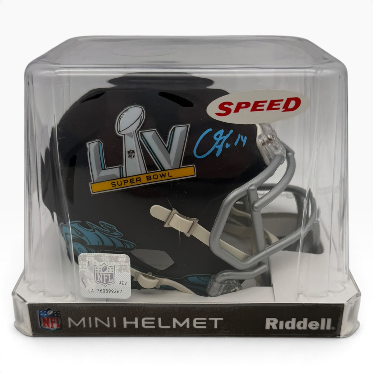 Chris Godwin Signed Tampa Bay Buccaneers Super Bowl LV Blue Alternate Speed Mini Helmet