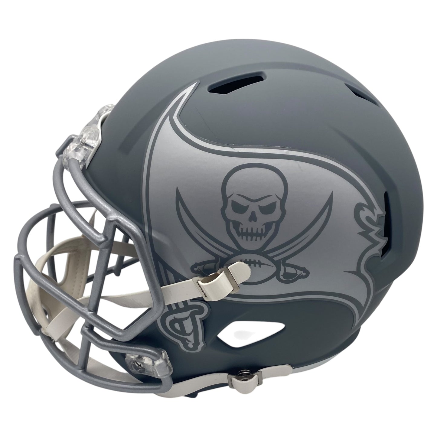 Hardy Nickerson Signed Tampa Bay Buccaneers Slate Alternate Speed Replica Full Size Football Helmet