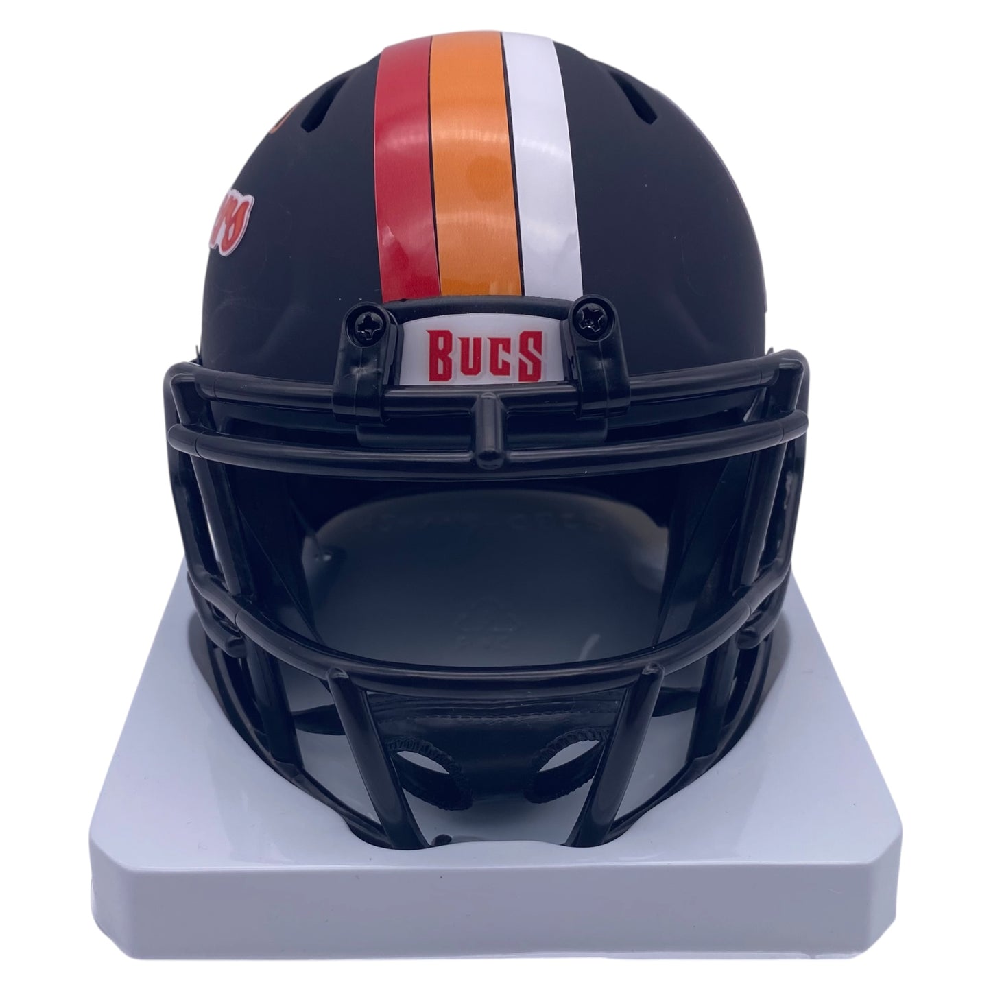 Steve Spurrier Signed Tampa Bay Buccaneers Black Alternate Mini Speed Football Helmet