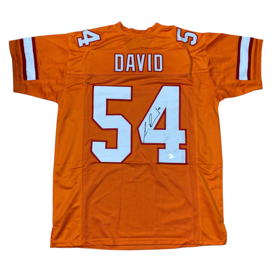 Lavonte David Signed Orange #54 Stitched Jersey Tampa Bay Bucs LB