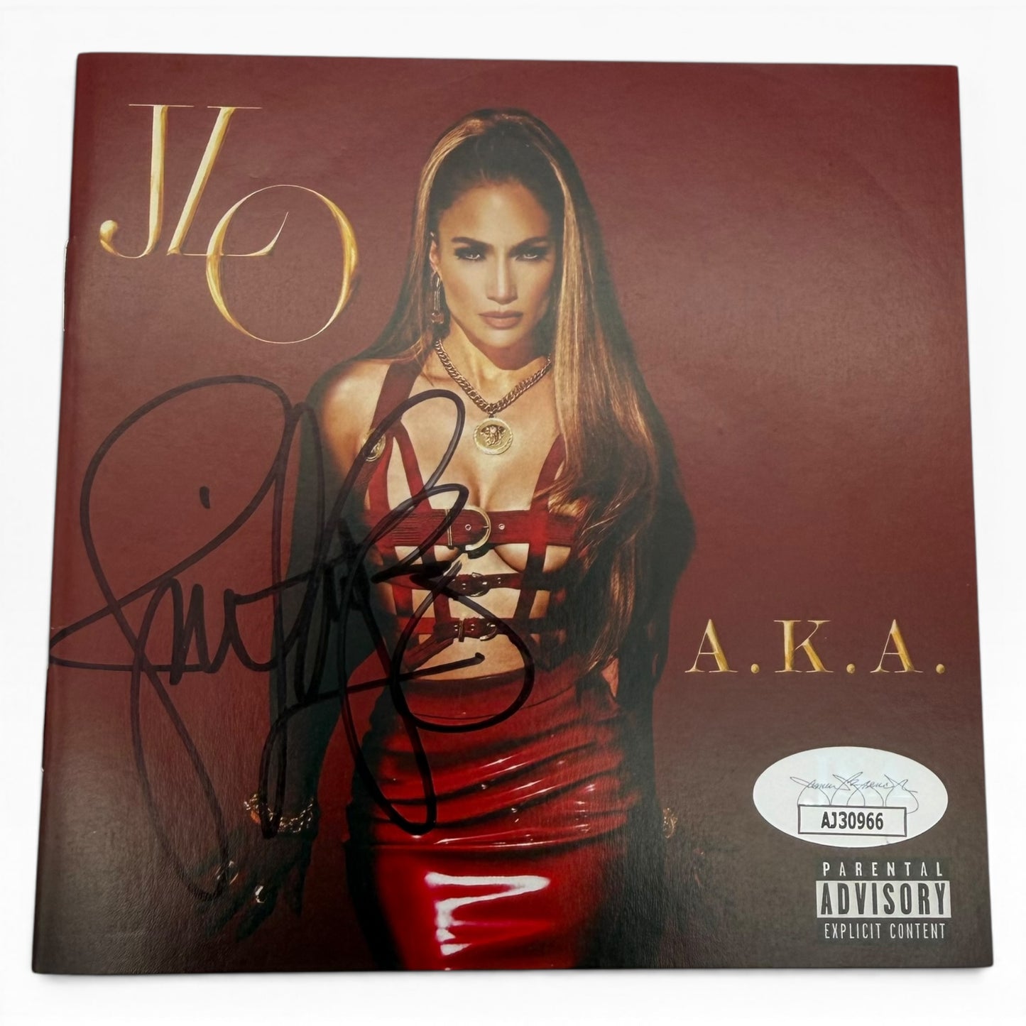 J Lo Jennifer Lopez Signed A.K.A. CD Booklet